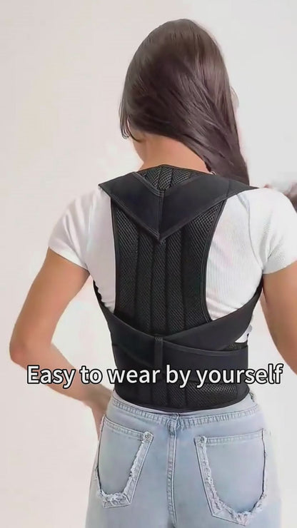 Breathable and Adjustable Posture Corrector Belt for Men and Women